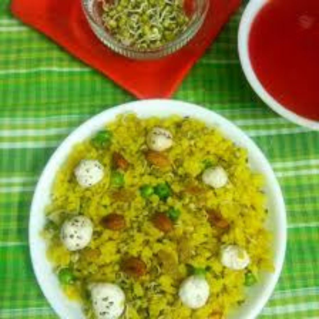DRY FRUITS + SPROUTS RICE