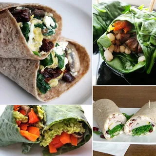 INDIAN VEGGIE WRAPS