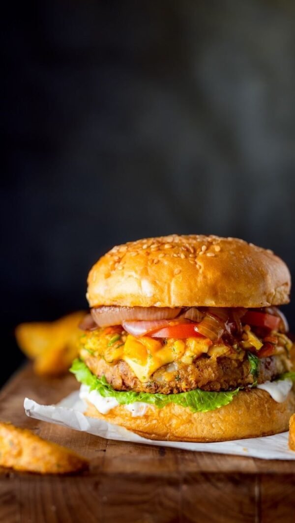 Veg Tandoori Burger