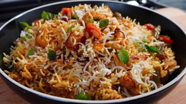 Veg. Rice Bowls With Veg.Pops
