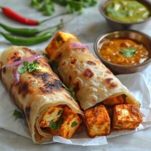 Paneer Salsa Wrap